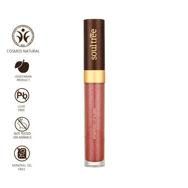 Soultree Ayurvedic Lip Gloss - Rose Dew