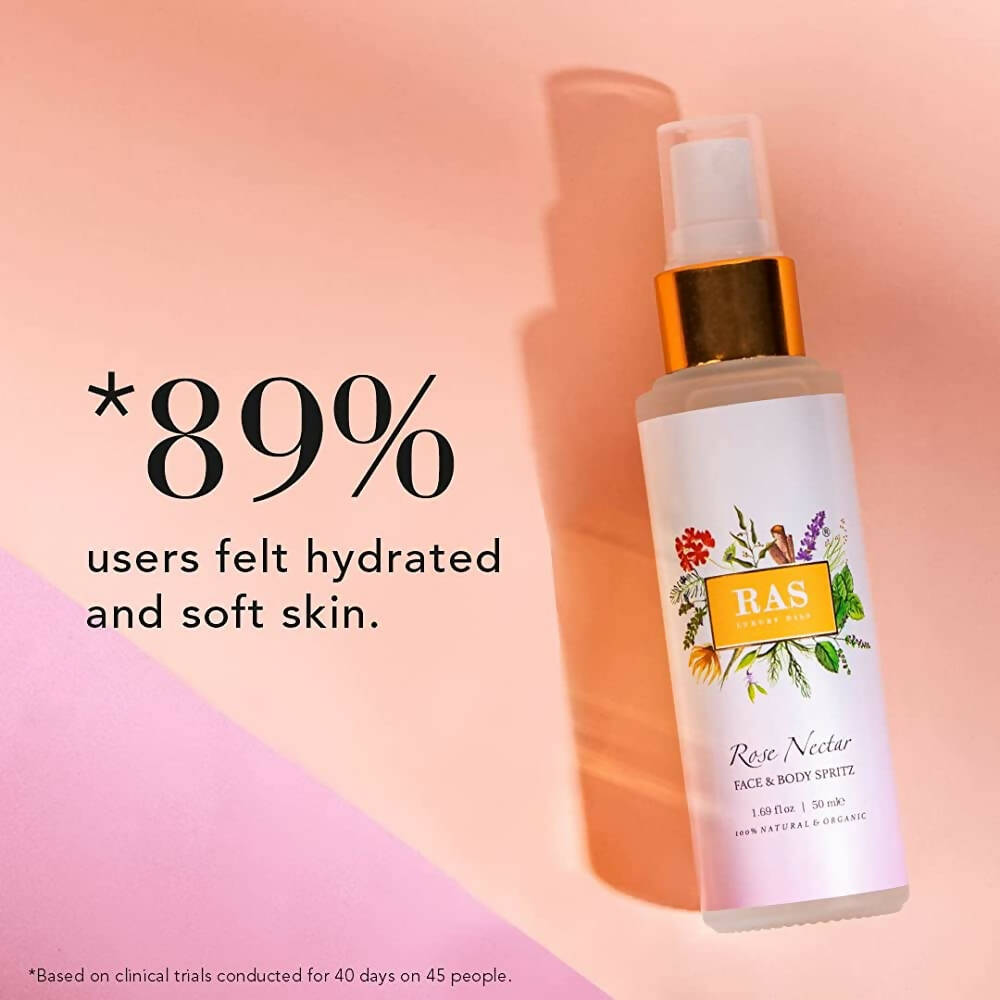 Ras Luxury Oils Rose Nectar Face & Body Spritz Toner