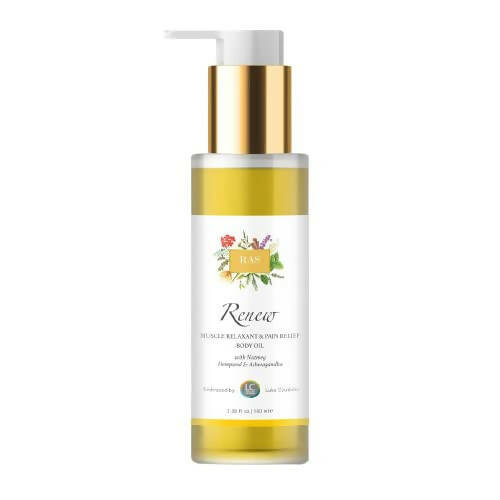 Ras Luxury Oils Renew Muscle Relaxant & Pain Relief Body Oil - BUDNE