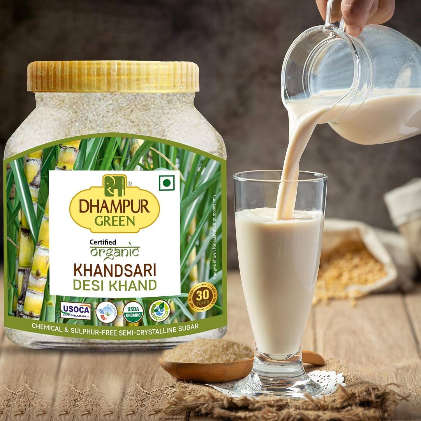 Dhampur Green Desi Khand Khandsari Sugar