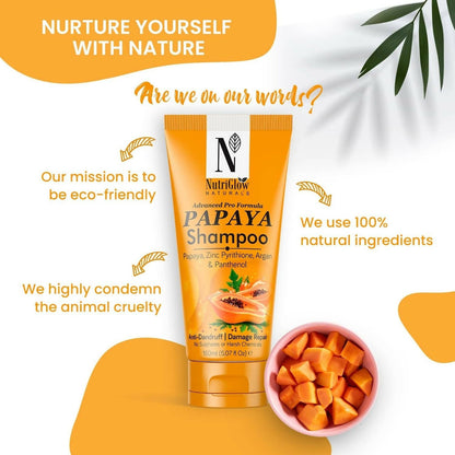 NutriGlow NATURAL'S Advanced Pro Formula Papaya Shampoo