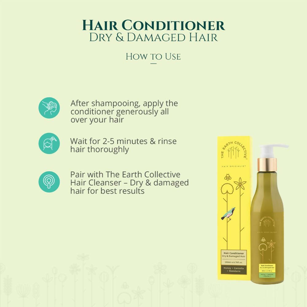 The Earth Collective Hair Conditioner - Dry and Damaged Hair