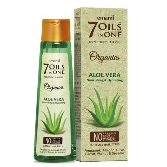 Emami 7 Oils In One Organics Aloe Vera Hair Oil - buy in usa, canada, australia 