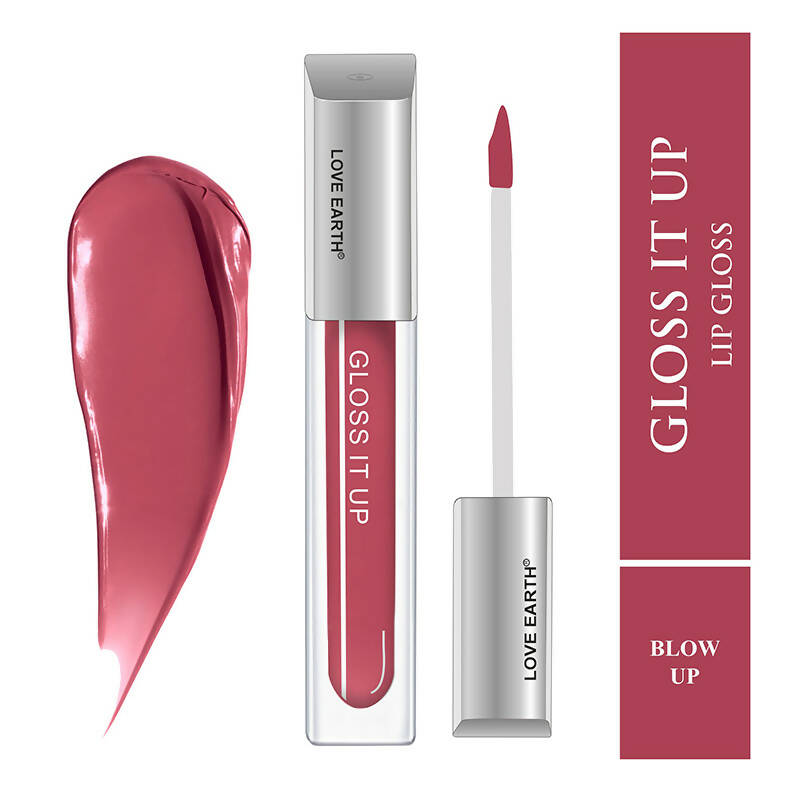 Love Earth Lip Gloss - Blow Up (Dark Pink)