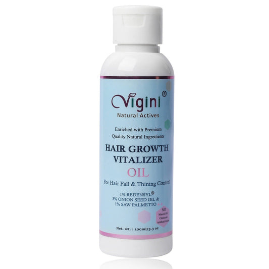 Vigini 1% Redensyl Hair Growth Vitalizer Hair Care Tonic Oil for Men Women - Distacart