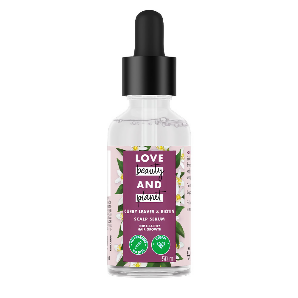 Love Beauty And Planet Curry Leaves & Vegan Biotin Scalp Serum -  buy in usa canada australia