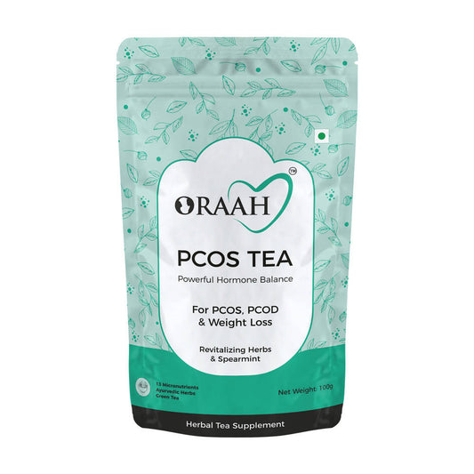 Oraah PCOS PCOD Herbal Tea - Spearmint Flavour