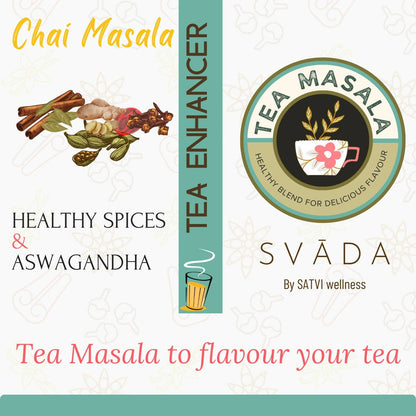 Satvi Wellness Tea Masala | Chai Masala | Satvi sv??da Tea Enhancer