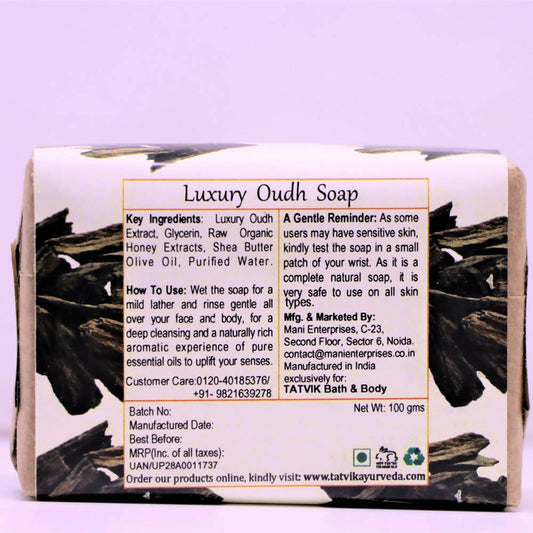 Tatvik Ayurveda Oudh Luxury Handmade Soap