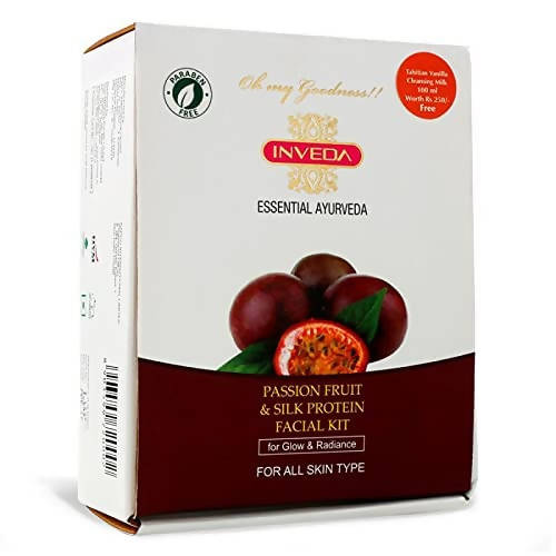 Inveda Passion Fruit And Silk Protein Facial Kit