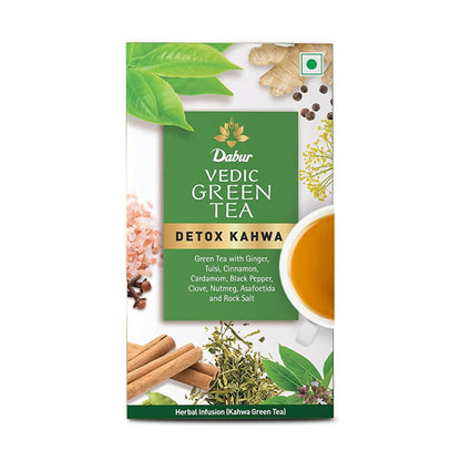 Dabur Vedic Green Teabags - Detox Kahwa -  buy in usa 