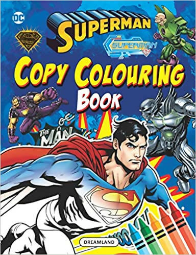 Dreamland Superman Copy Colouring Book