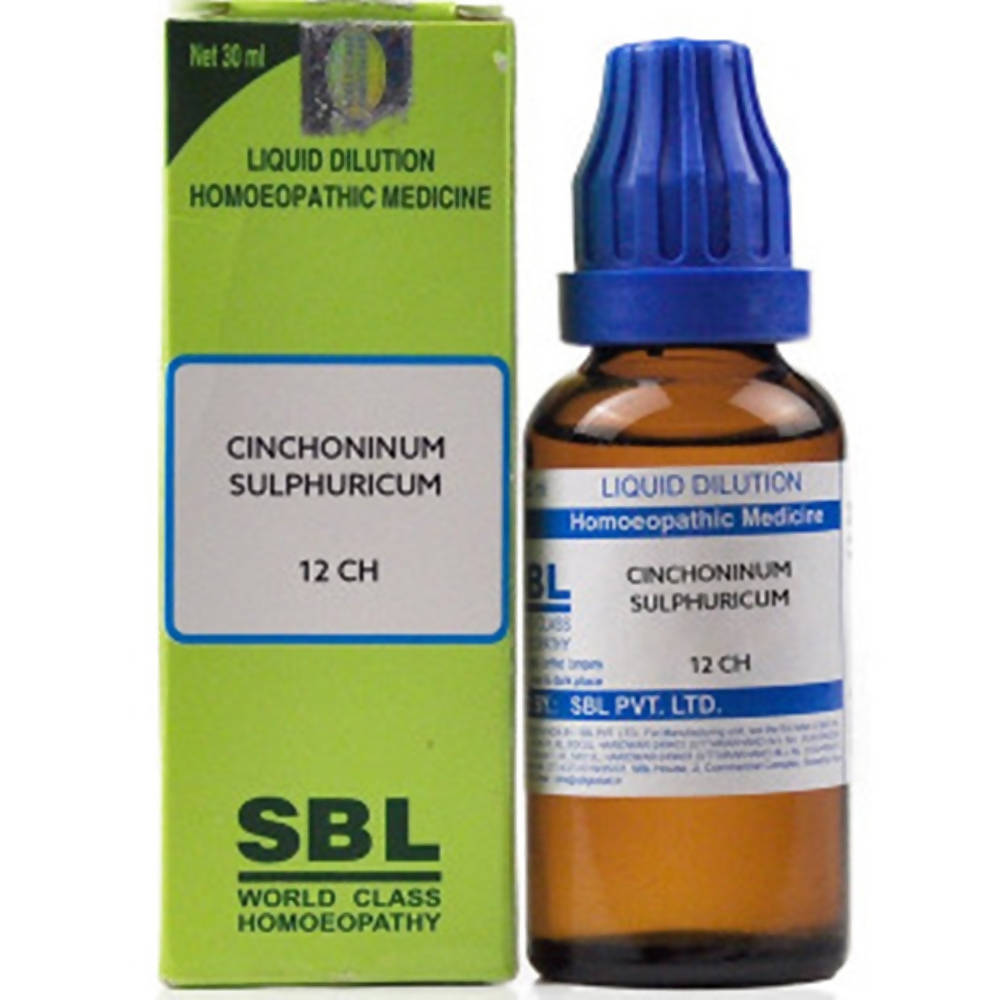 SBL Homeopathy Cinchoninum Sulphuricum Dilution 12 CH