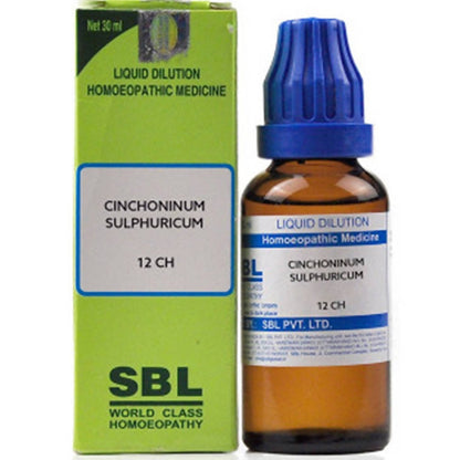 SBL Homeopathy Cinchoninum Sulphuricum Dilution 12 CH