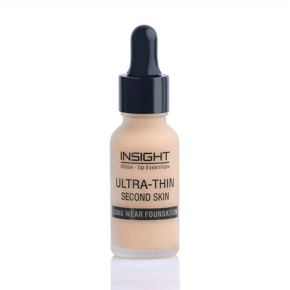 Insight Cosmetics Ultra-Thin Second Skin Long Wear Liquid, Creamnatural Foundation - Golden Honey