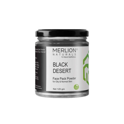 Merlion Naturals Black Desert Face Pack Powder - usa canada australia
