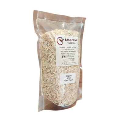 Satjeevan Organic White Oats Flaked