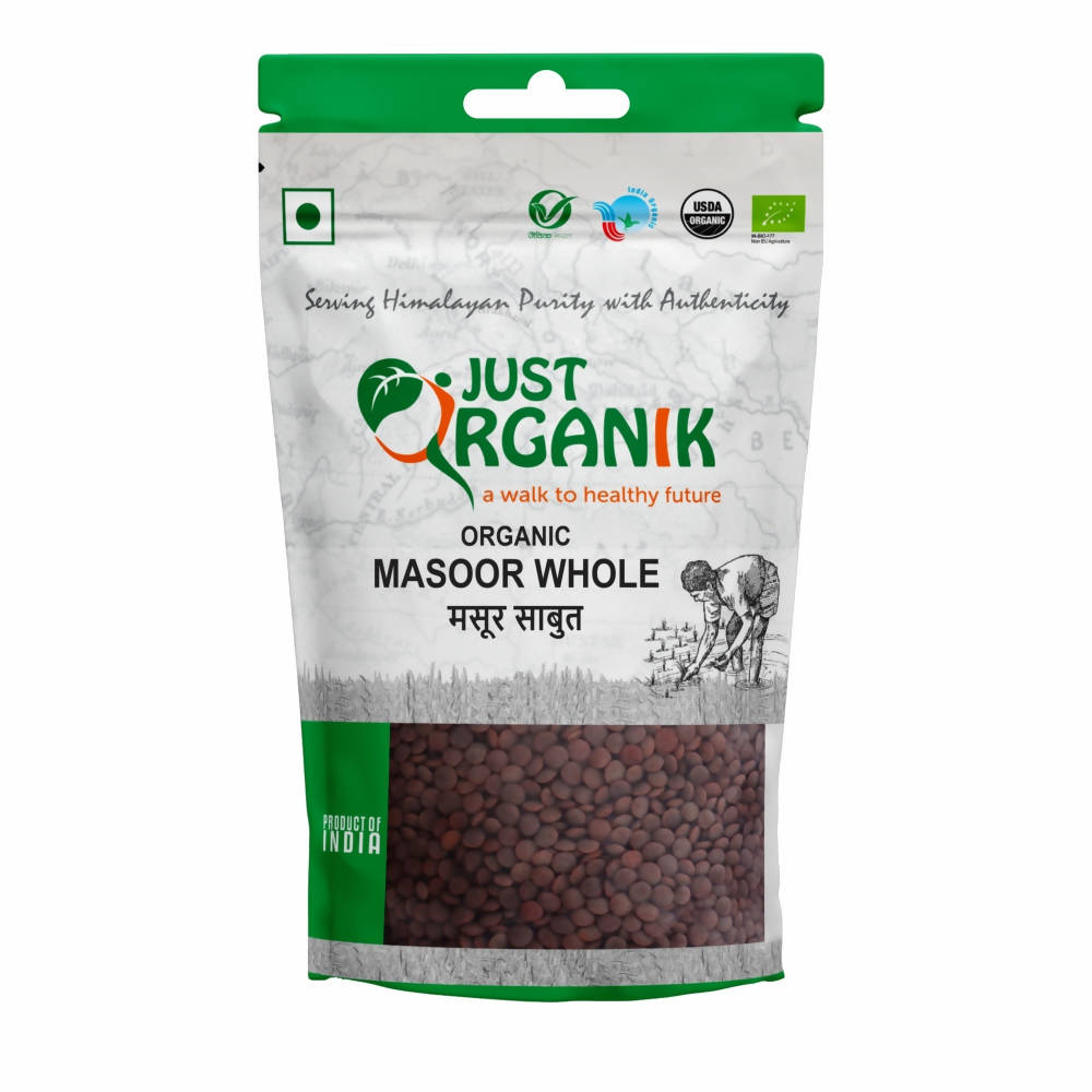 Just Organik Masoor Whole (Kali Masoor) - buy in USA, Australia, Canada