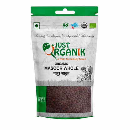 Just Organik Masoor Whole (Kali Masoor) - buy in USA, Australia, Canada