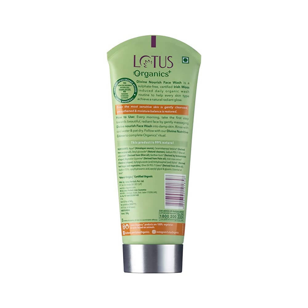 Lotus Organics+ Divine Nourish Face Wash