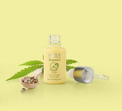 Lotus Organics+ Hemp Youth Glow Facial Oil