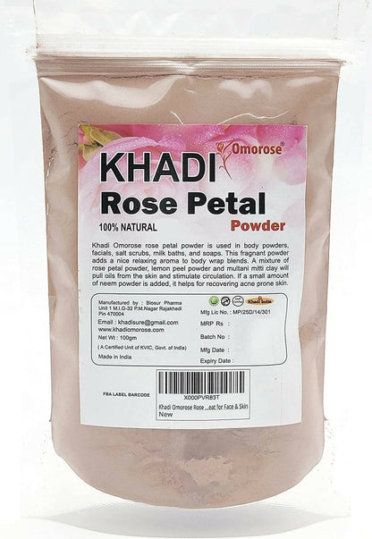 Khadi Omorose Rose Petal Powder