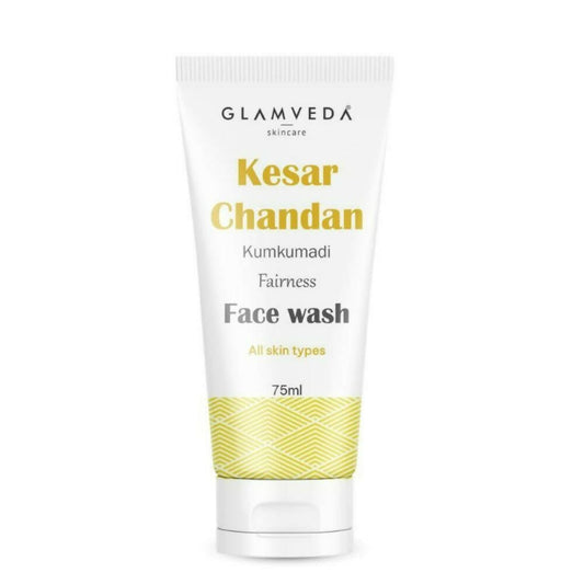 Glamveda Kesar Chandan Kumkumadi Fairness Face Wash - usa canada australia