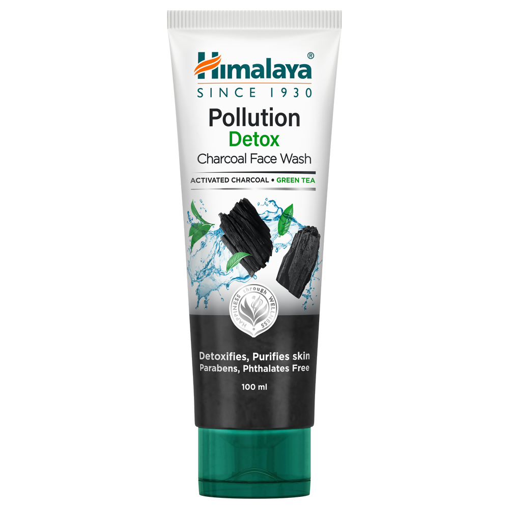 Himalaya Herbals Pollution Detox Charcoal Face Wash - BUDNE