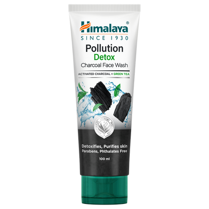 Himalaya Herbals Pollution Detox Charcoal Face Wash - BUDNE