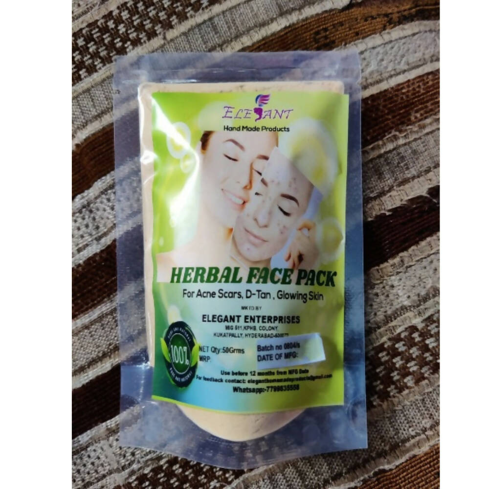 Elegant Handmade Herbal Face Pack