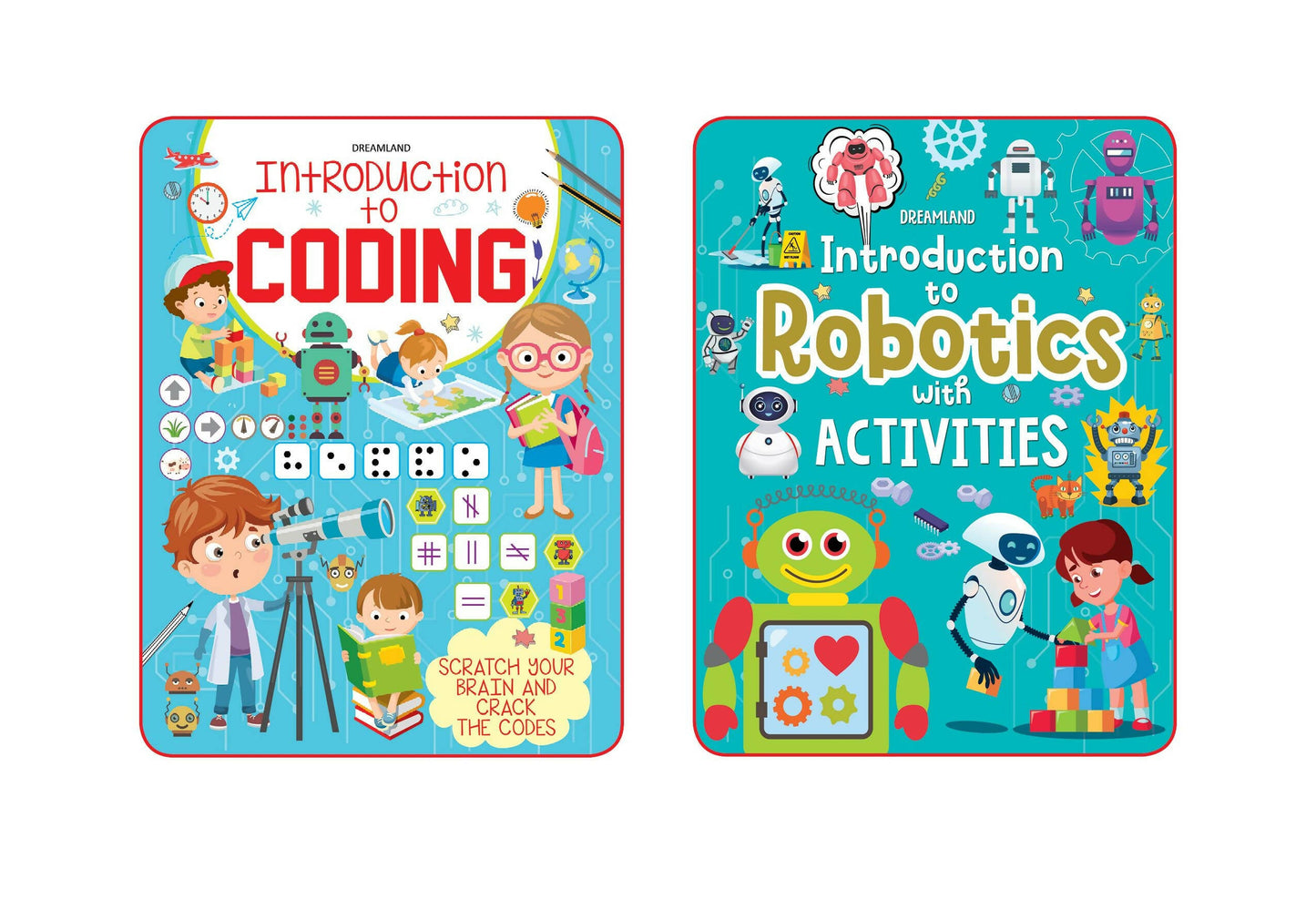 Dreamland Introduction to Coding and Robotics, 2 Books Pack