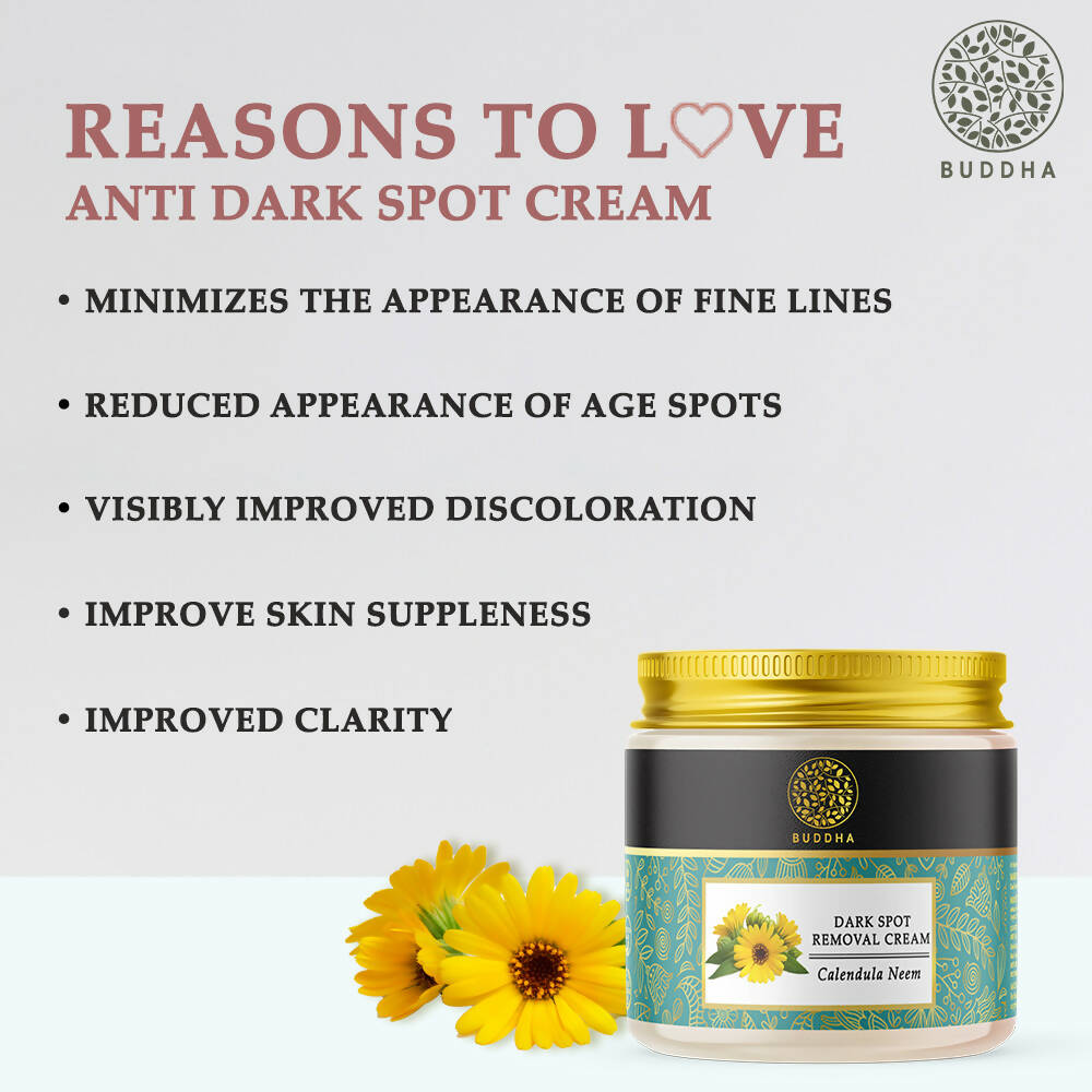 Buddha Natural Dark Spot Removal Face Cream - For Uneven Skin Tone and Skin Darkening