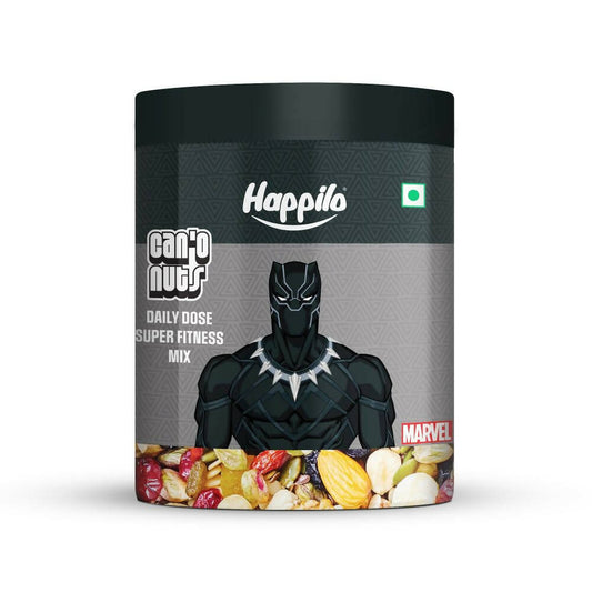 Happilo Daily Dose Super Fitness Mix-Marvel Black Panther Edition - BUDNE