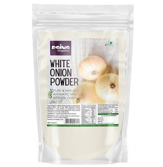 Paiya Organics White Onion Powder -  USA, Australia, Canada 