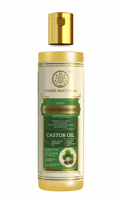 Khadi Natural Castor Cold Pressed Oil