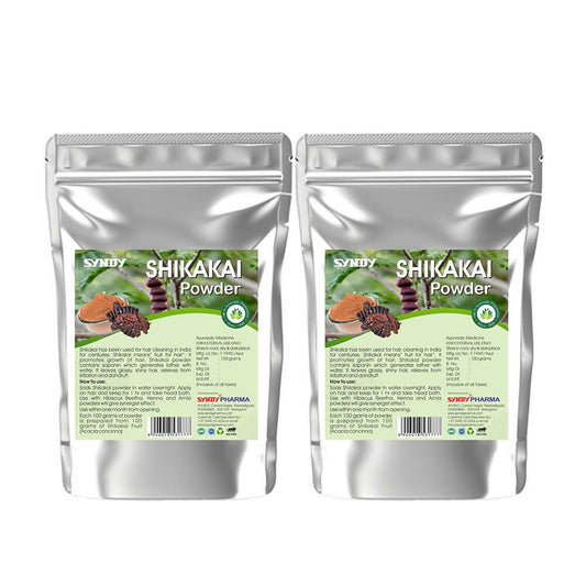 Syndy Pharma Shikakai Powder for Hair Care - Distacart