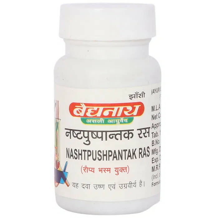 Baidyanath Jhansi Nashtpushpantak Ras Tablets - BUDNE