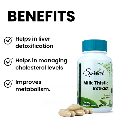 Sprowt Milk Thistle Extract Capsules