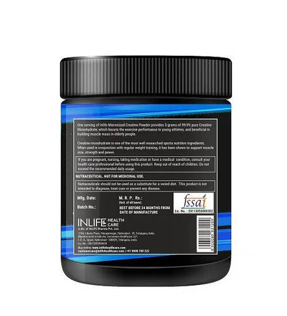 Inlife Micronized Creatine Monohydrate Powder