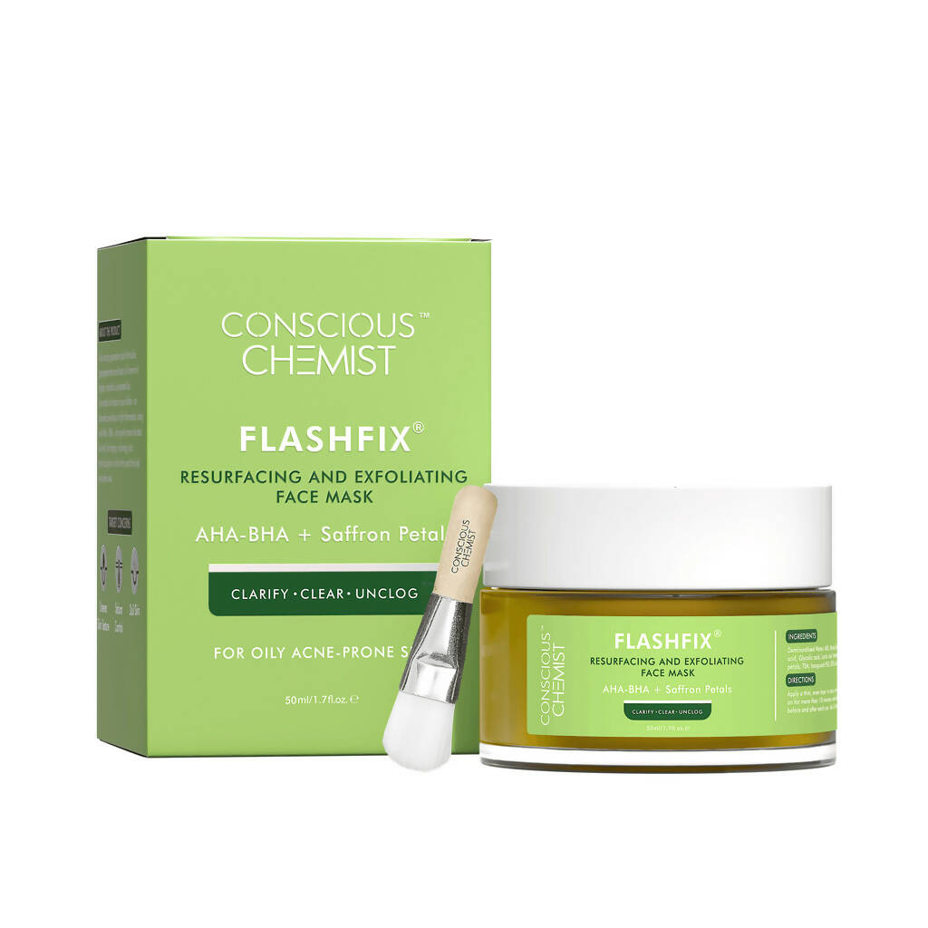 Conscious Chemist Flashfix Resurfacing & Exfoliating Face Mask - usa canada australia