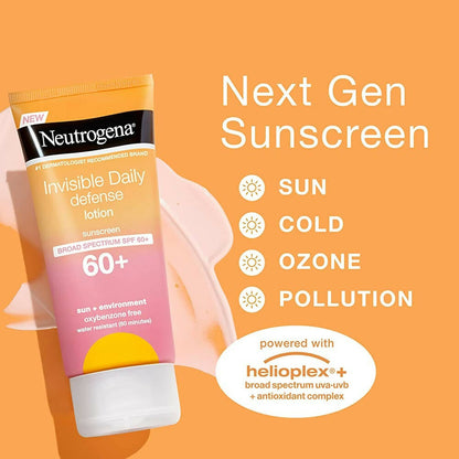 Neutrogena Invisible Daily Defense Sunscreen Lotion