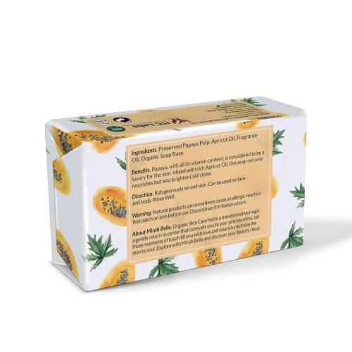 Mirah Belle Papaya Apricot Brightening Soap