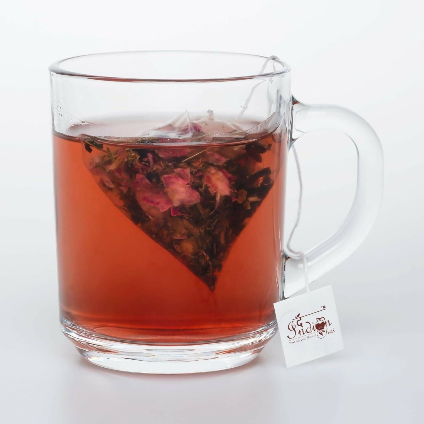 The Indian Chai - Hibiscus Blossom Tea 30 Pyramid Tea Bags