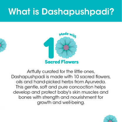 TAC - The Ayurveda Co. Dashapushpadi Ayurvedic Baby Body Wash For Cleansing & Nourishing Skin