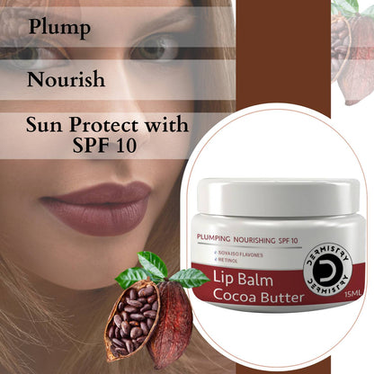 Dermistry Nourishing Cocoa Butter Lip Balm & Strawberry Lip Balm