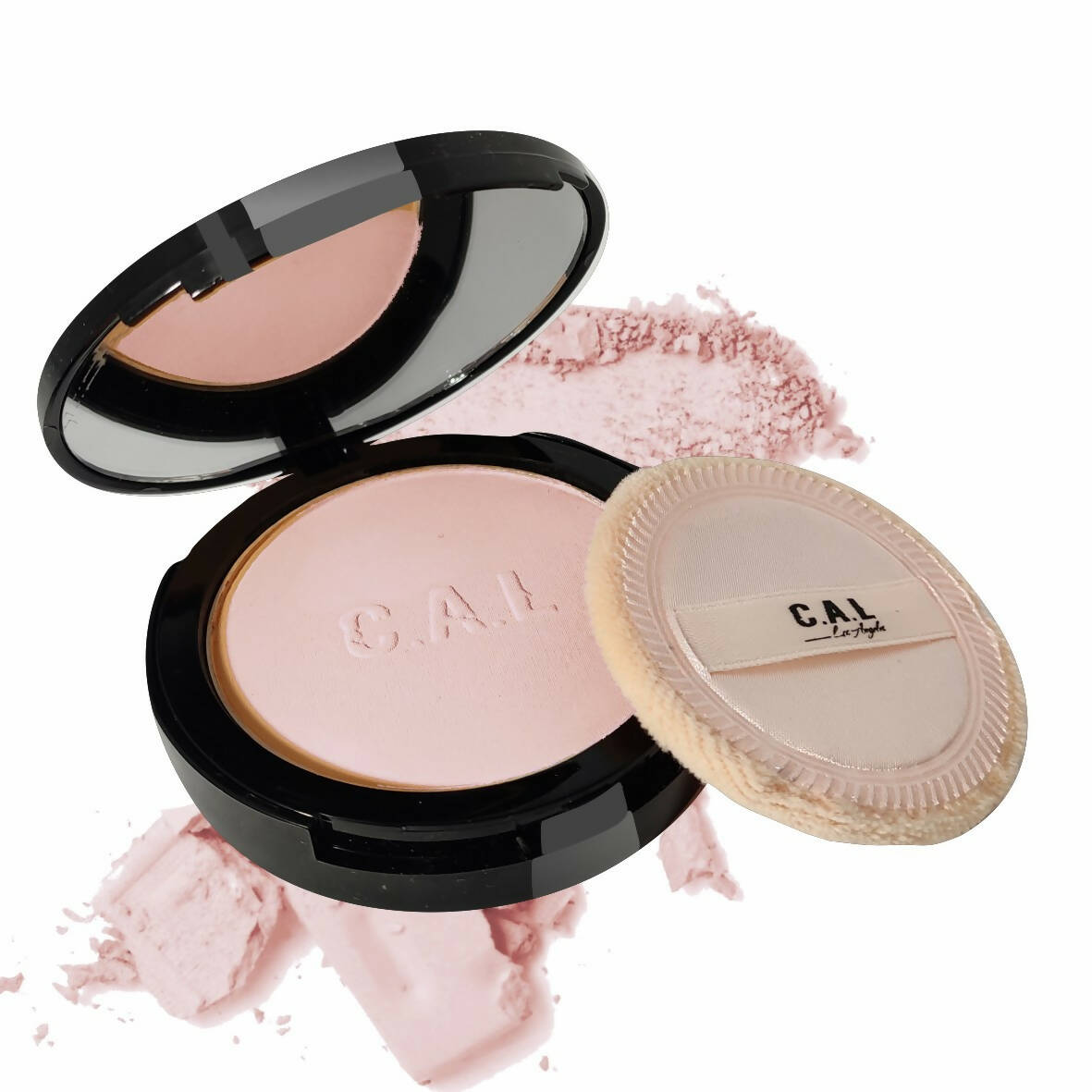 CAL Los Angeles Finish Up Matte Compact -Pink - BUDNE