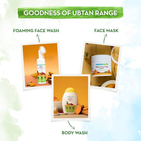 Mamaearth Ubtan Foaming Face Wash for Tan Removal