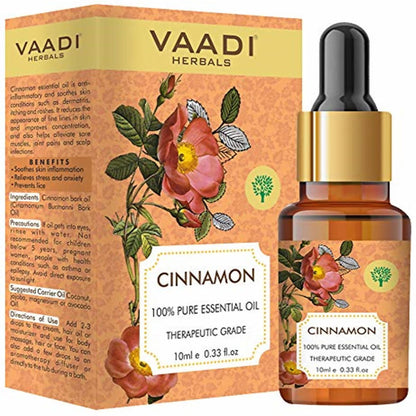 Vaadi Herbals Cinnamon 100% Pure Essential Oil Therapeutic Grade - BUDNE