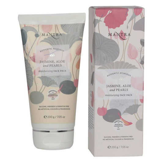 Mantra Herbal Jasmine, Aloe and Pearls Moisturizing Face Pack - BUDNEN