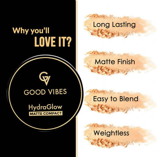 Good Vibes HydraGlow Matte Compact - Beige Buff 03